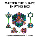 SHASHIBO Patented Magnetic Shape-Shifting Fidget Cube, Elements Edition Transforms into Over 70 Shapes