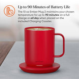 Ember Temperature Control Smart Mug 2, 14 Oz App-Controlled Heated Coffee Cup with Improved Design & 80-Minute Battery Life, White