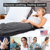 Venture Heat Far Infrared Deep Heating Pad, 36 x 24, Half Length, with 10 Hour Shutoff for Injury Recovery and Pain Relief