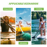 2-Piece Telescopic Boat Paddle Set with Plastic Blades and Aluminum Alloy Shafts, Adjustable Oars for Kayaking, Rafting and Canoeing