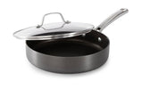 Calphalon Classic 5-Quart Nonstick Sauté Pan with Cover, Grey