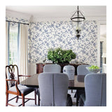 Brewster Cassandra Navy Floral Trails Wallpaper, 2766-003519