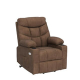 YITAHOME Dark Grey Power Lift Recliner with Massage, Heat, USB Ports, Cup Holders, Remote Control, and a Spacious Fabric Seat