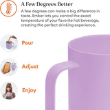 Ember Temperature Control Smart Mug 2, 14 Oz App-Controlled Heated Coffee Cup with Improved Design & 80-Minute Battery Life, White