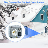 Briidea 15 Amp 120V Manual Generator Transfer Switch for Outdoor Generators