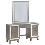 Pemberly Row 3-Piece Contemporary Wood Vanity Set with Metal Finish