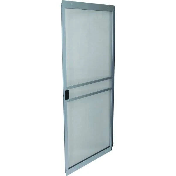 Heavy-Duty Sliding Screen Door, 48 x 78-81 Inches, Gray