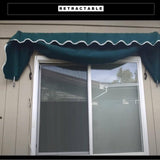 Aleko Blue Window and Door Awning Canopy, 8 x 2 ft.