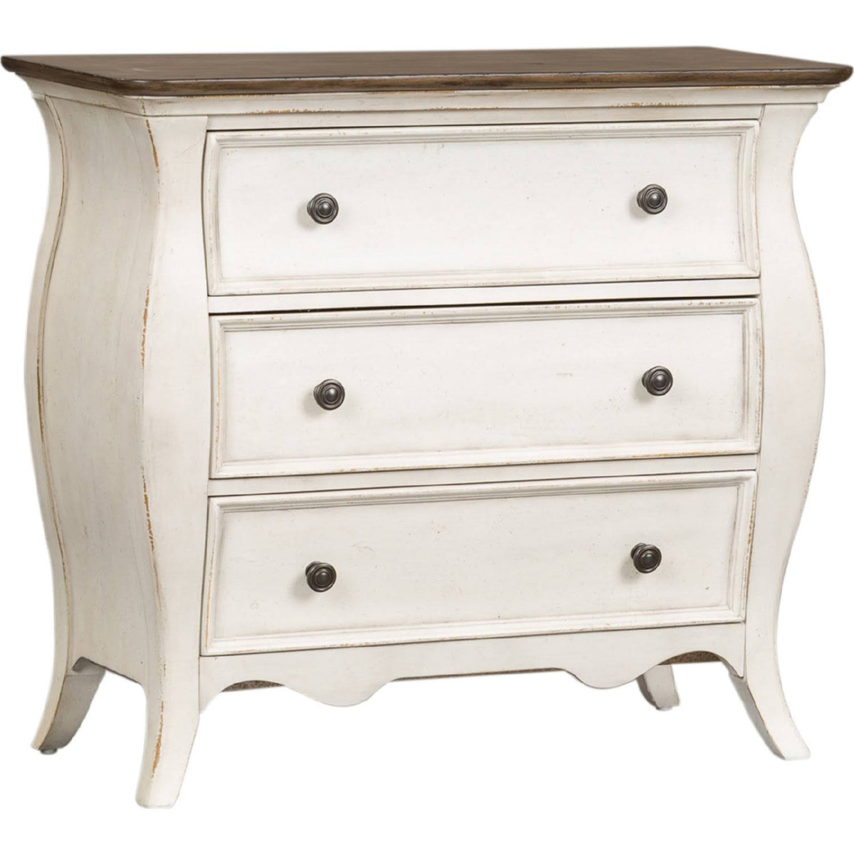 Liberty Furniture Parisian Marketplace Bedside Chest with 3 Drawers