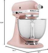 KitchenAid Artisan KSM150PS Stand Mixer, 5-Quart Tilt-Head Design with Pouring Shield, Cast Iron