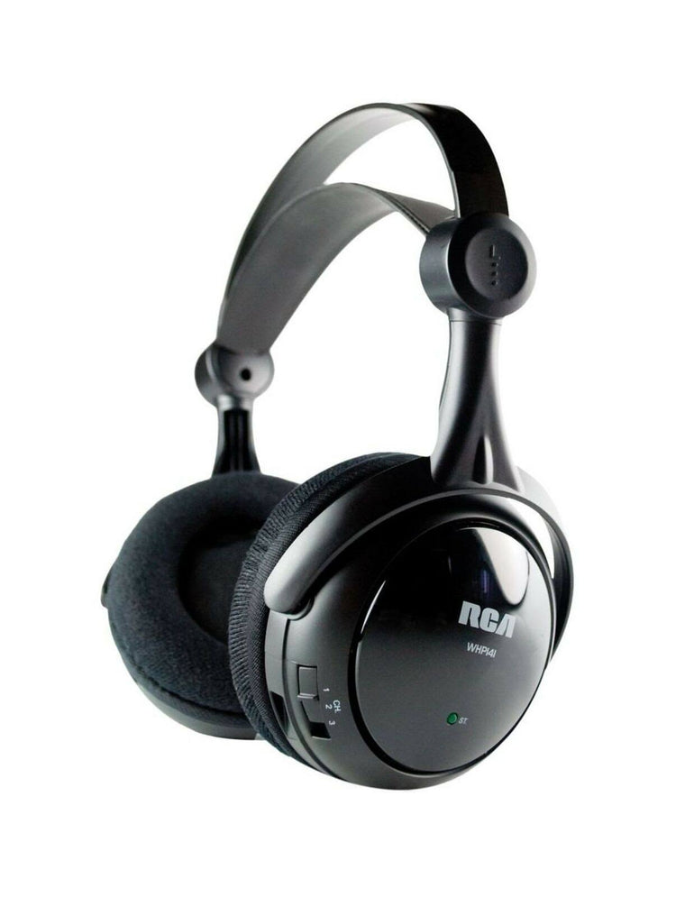 RCA Whp141b Wireless Stereo Headphones with 900MHz Transmission