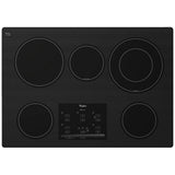 Whirlpool Gold G9CE3065XB 30 x 22-Inch Electric Cooktop in Black