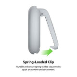 Belkin AirTag Secure Holder with Key Ring, Featuring a Scratch-Resistant Open-Face Case and Raised Edges for Protective Keychain Carry