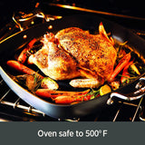 All-Clad Essentials 2-Piece Fry Pan Set with 8.5-Inch and 10.5-Inch Nonstick Hard-Anodized Pans, Grey