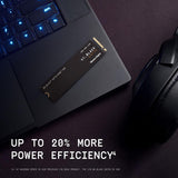 WD_BLACK 2TB SN770 Internal Gaming SSD with Gen4 PCIe and M.2 2280 Form Factor, Up to 5,150 MB/s, WDS200T3X0E