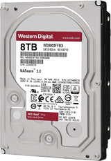 4TB Western Digital WD Red Pro NAS Hard Drive, 7200 RPM SATA 6 Gb/s CMR HDD with 256 MB Cache, 3.5-Inch, WD4003FFBX