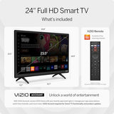 VIZIO D24f-J09 24-Inch D-Series Full HD 1080p Smart TV with Apple AirPlay, Built-In Chromecast and Alexa Compatibility, 2022 Model