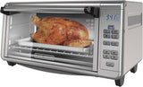 BLACK+DECKER TO3290XSBD Stainless Steel Toaster Oven, 8-Slice