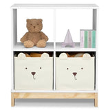 GAP babyGap Tate 4-in-1 Convertible Crib, GREENGUARD Gold Certified, Bianca White and Natural