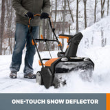 Worx WG471 40V Power Share Cordless Snow Blower with 20-Inch Clearing Width and Brushless Motor