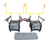 QB54 Outdoor Football Toss Yard Game Set for Tailgating, Backyard, Beach, Park, Tournaments and Sports Training