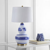 Safavieh Aileen Table Lamp in Blue & White
