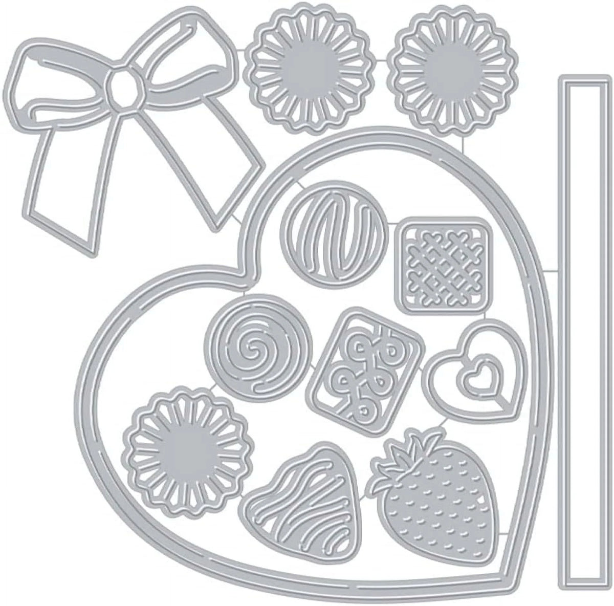 DF115 Fancy Steel Box of Chocolates Set