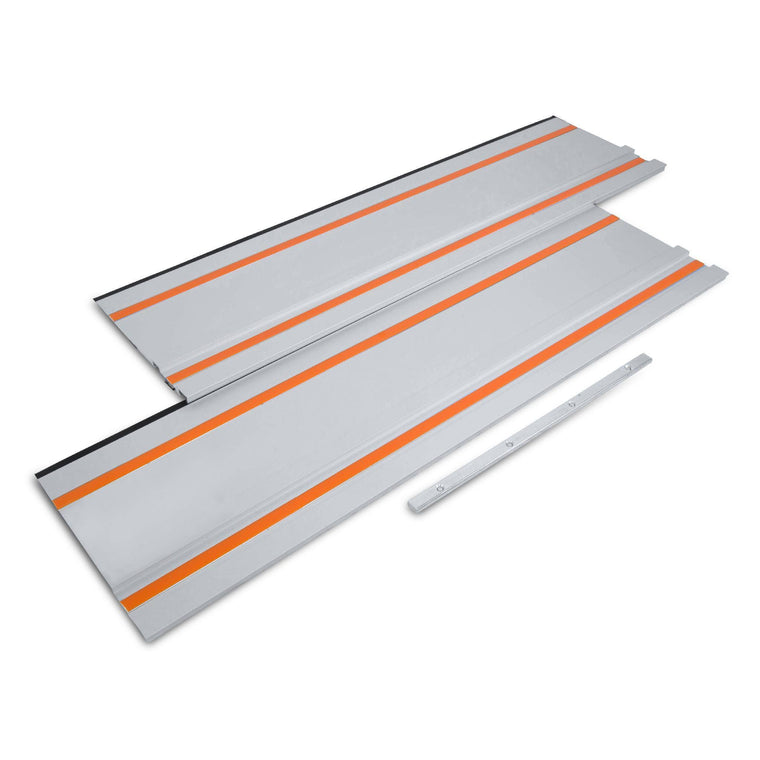 WEN 36027-2P Track Saw Guide Rail Set with Adapter, Two 27.5-Inch Track Rails