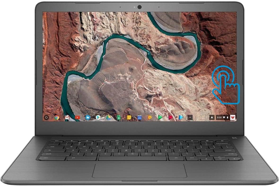 NewHP 14-Inch Touch-Screen Chromebook Laptop with AMD A4 Processor, 4GB RAM, 32GB eMMC, HD Micro-Edge Display and Chrome OS