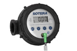 Sotera 825 Digital Inline Nutating Disc Poly Chemical Transfer Meter, 1/2-20 GPM (7-75 LPM), Rated to 125 PSI (8.6 bar)