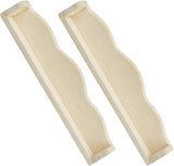 Miniature Wooden Dollhouse Wall Shelf, 1:12 Scale Storage Rack for Room Furniture and Model Accessories