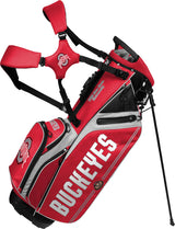 Team Effort Ohio State Buckeyes Hybrid Caddie Carry Golf Bag