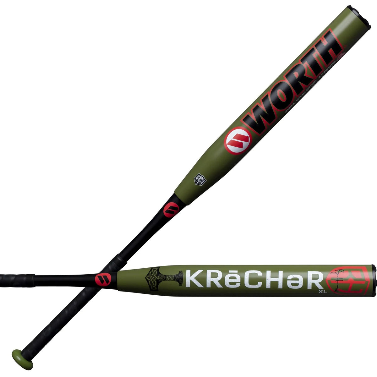 Worth 2020 Ryan Harvey Krecher XL ASA Slowpitch Softball Bat, WRH20A