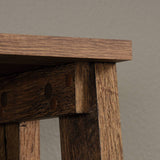 Sauder Trestle Bookcase with 5 Shelves, Vintage Oak Finish