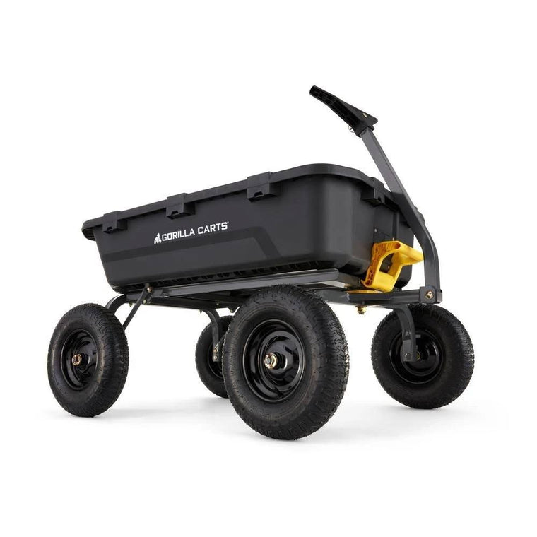 Gorilla Carts GCG-12 Poly Dump Cart with 12 Cu. Ft. Capacity