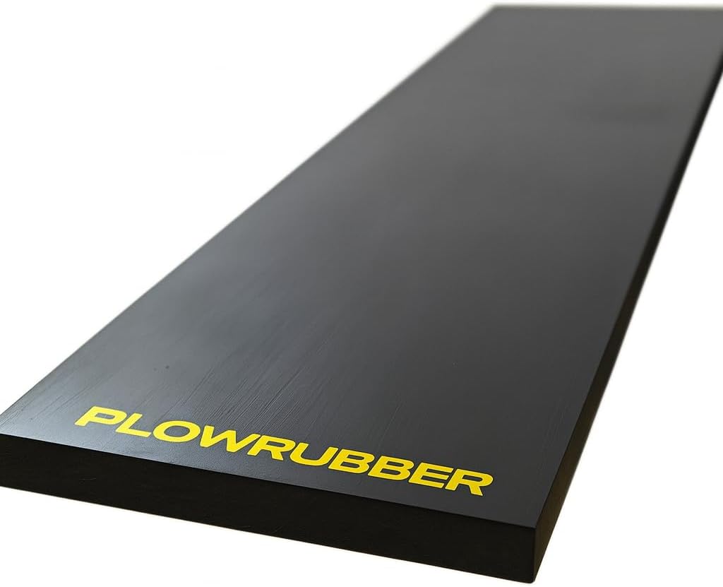 60-Inch UHMW Poly Snow Plow Cutting Edge, 3/4-Inch Thick x 4-Inch Wide, Industrial-Strength Driveway-Safe Blade for ATV, Snow Blower or Plow