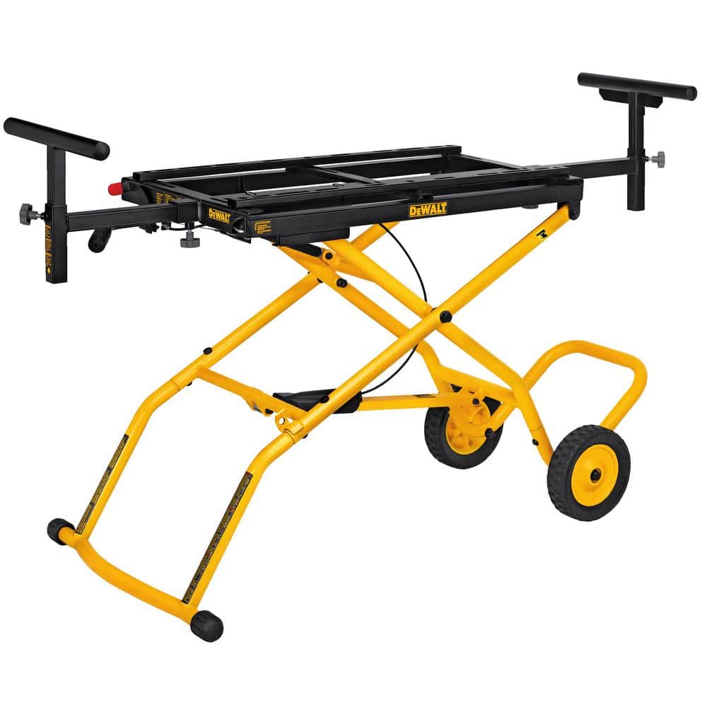 DEWALT DWX726 Rolling Miter Saw Stand, 32-1/2 in. x 60 in., 300 lbs. Capacity