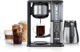 Ninja CM401 Specialty 10-Cup Coffee Maker with 4 Brew Styles, Built-In Water Reservoir, Fold-Away Frother and Glass Carafe, Black