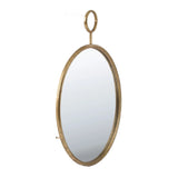 Modern Round Wall-Mounted Mirror Decor by CC Home Furnishings, 28.25, Gold Framed Style