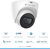 Amcrest IP5M-T1179EW 5MP Outdoor Turret PoE Security Camera with Mic/Audio, 2.8mm Lens and 103° FOV