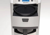 Programmable 12-Cup Coffee Maker by Krups, Featuring Die-Cast Construction and Stainless Finish, KM8105