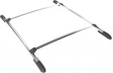 Perrycraft DS4045-B DynaSport Drill-In Roof Rack, 40 in. Wide x 45 in. Long, Black Finish