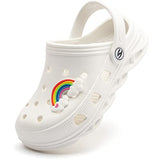WOUEOI Childrens Cartoon Clog Sandals, Slip-On Garden Shoes for Boys and Girls, Lightweight Beach Slides