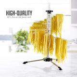 OVENTE ACPPA900C Collapsible Pasta Drying Rack with BPA-Free Acrylic Rods, 1.2 lb Capacity for Homemade Noodles