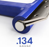 Model 1002B Dual-Hinge Bender for Commercial Door Hinges, 0.134 and 0.180 Gauge, Blue