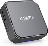 KAMRUI Ryzen 7 3750H Mini PC with Windows 11 Pro, 16GB RAM and 512GB SSD, Radeon RX Vega 10 Graphics, DP 4K UHD Dual-Screen Support