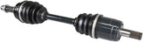 Front and Rear High-Strength Axle Kit for Honda Rincon TRX650, 2003-2004, 44250-HN8-003 and 44350