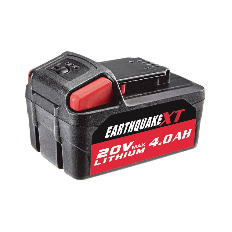 Earthquake XT 63535 20V Max Lithium Battery with 4.0 Ah Capacity