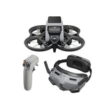 DJI Avata Explorer Combo FPV Drone with 4K Camera and Super-Wide 155° FOV, RC Motion 2 Controller, Goggles Integra, Black, FAA Remote ID Compliant