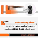 Jorgensen 48-Inch Cabinet Master Bar Clamps, 2-Pack with 90° Parallel Jaws
